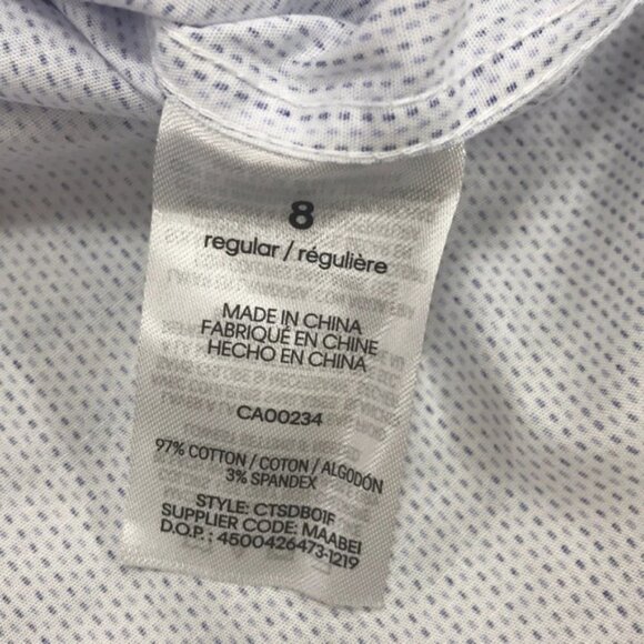 Calvin Klein LSlim Fit Stretch Dash Shirt - Picture 8 of 8